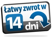 Kupując u nas rowery Kross masz 14 dni na zwrot roweru bez podania przyczyny. Rower możesz przetestować na suchym i czystym podłożu. Jeśli nie pasuje ci rozmiar lub kolor to rower odbierzemy na nasz koszt kurierem bez zbędnych pytań. Rower możesz wymienić na inny lub otrzymać pełny zwrot ceny roweru. O szczegóły zapytaj nas telefonicznie lub mailowo. łatwy zwrot rowerów w 14dni